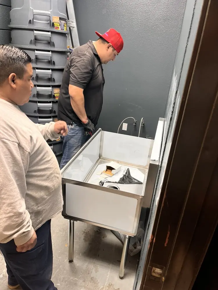 Commercial plumbing and sink installation in Coopers Corner